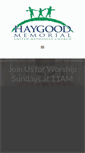Mobile Screenshot of haygoodumc.org